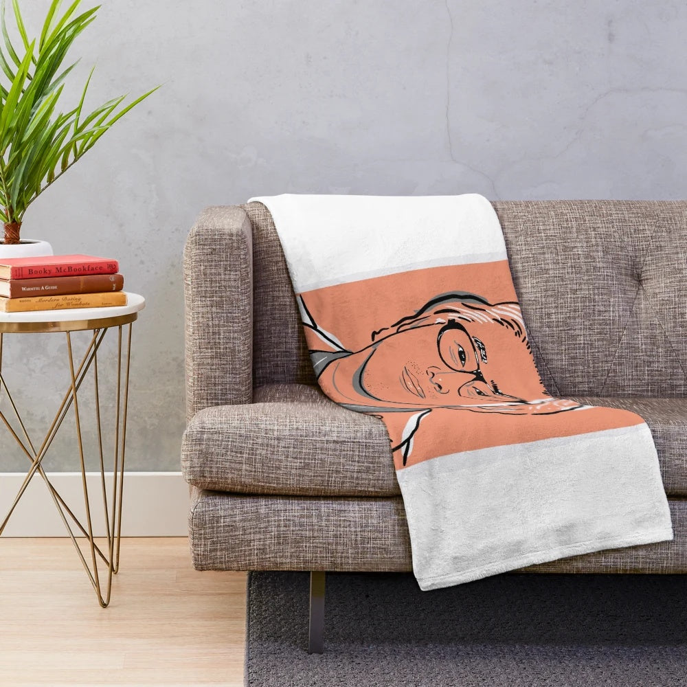 Park Chan-wook inspired plush blanket featuring cinematic art