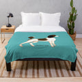 Parti Poodle Plush Blanket for Poodle Lovers