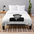 Patrick Dempsey as Derek Shepherd on a plush blanket