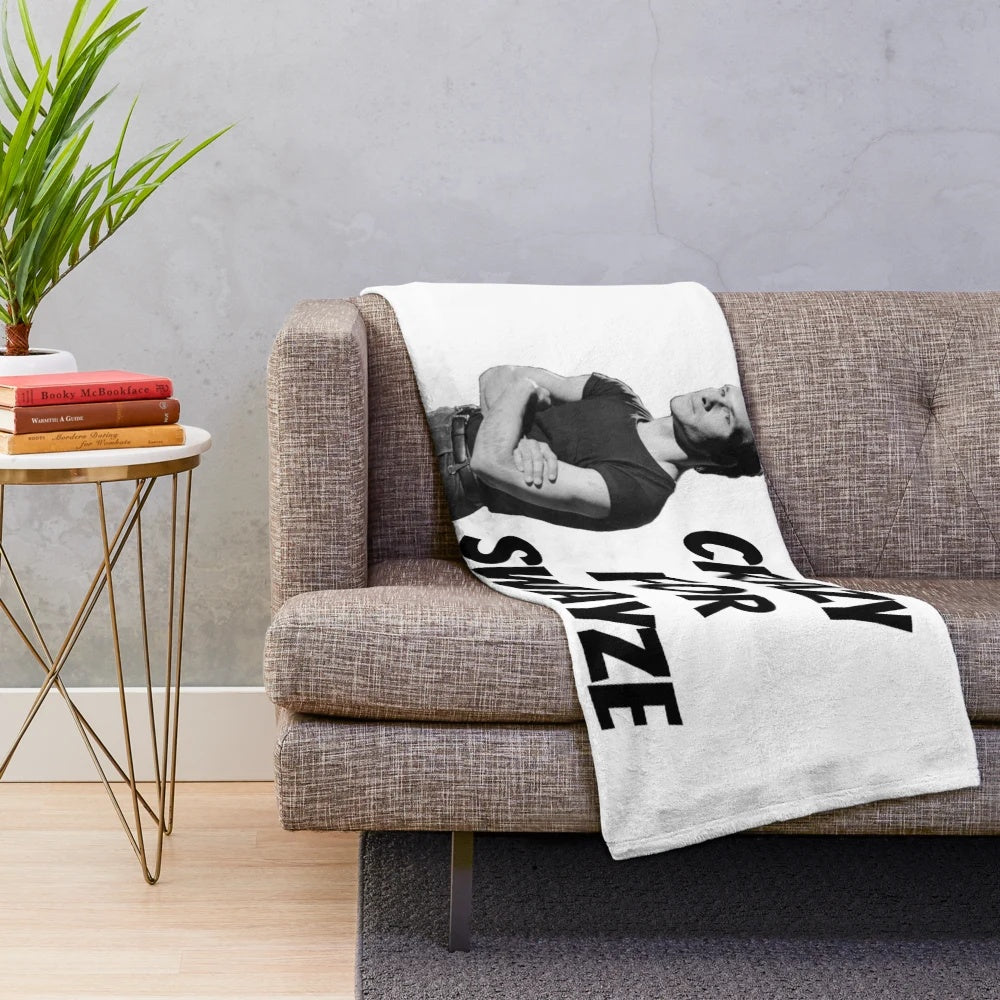 Patrick Swayze Plush Blanket for Movie Fans