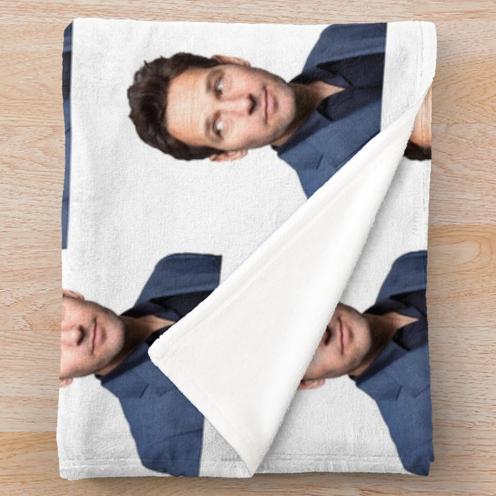 Soft and plush Paul Rudd inspired blanket for Marvel fans