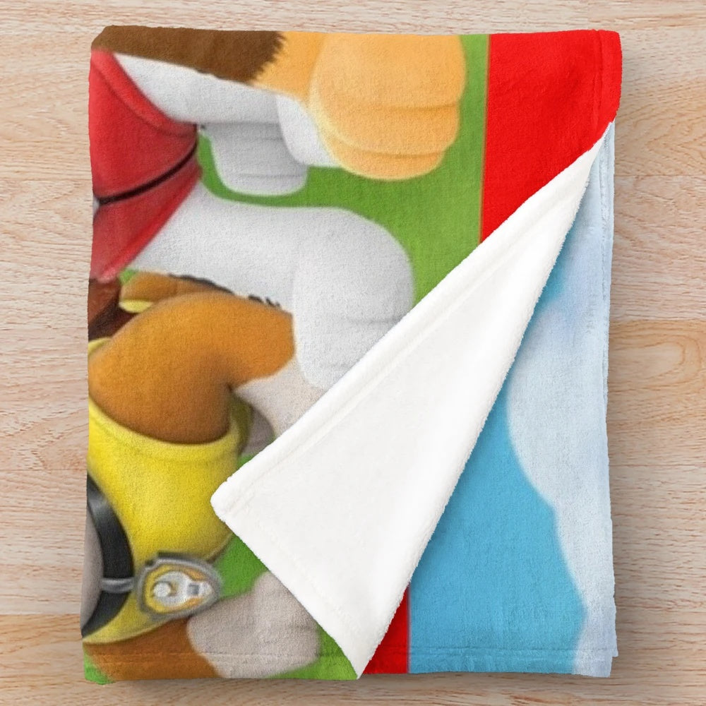Soft and cuddly Paw Patrol plush blanket for children