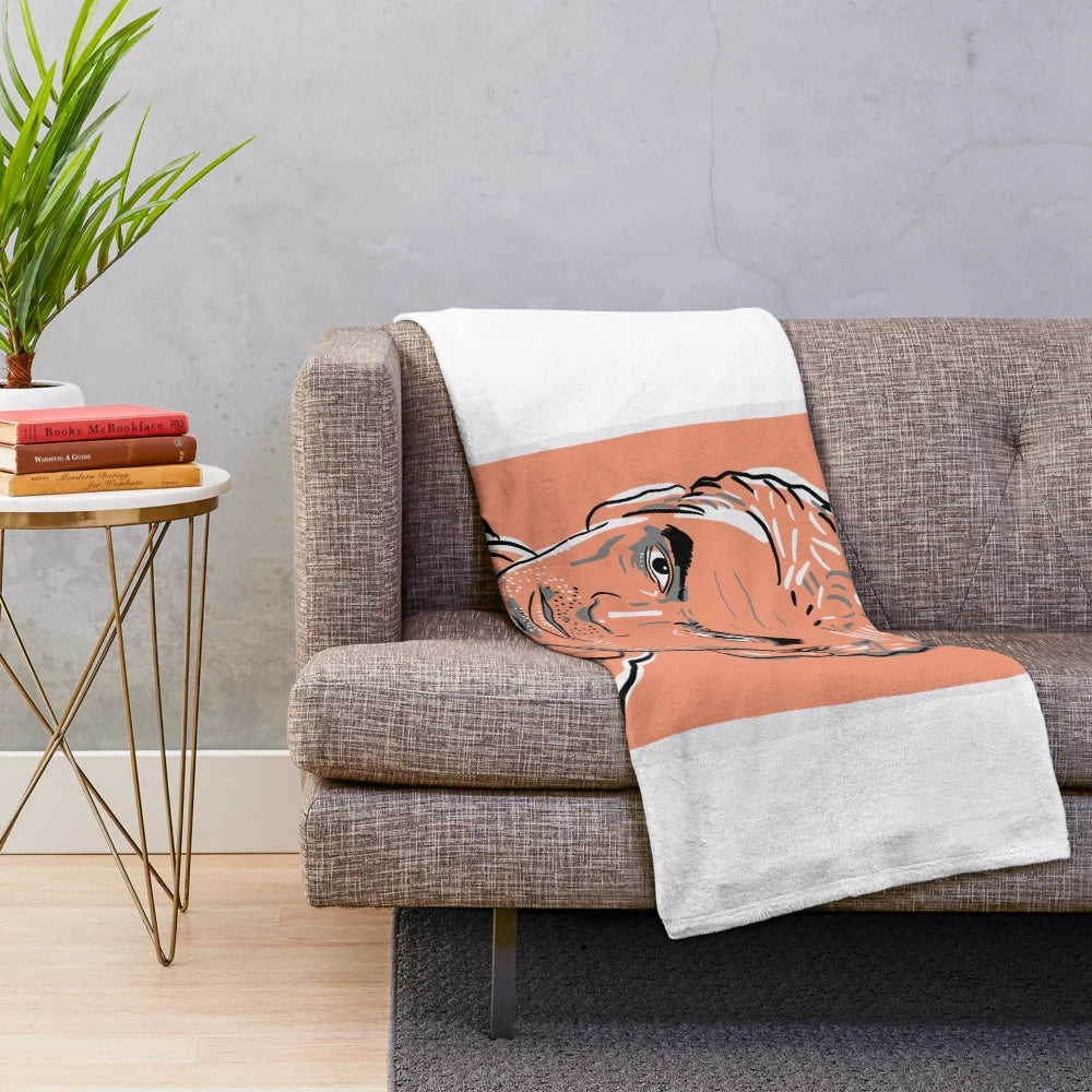 Soft, plush blanket featuring the iconic work of filmmaker Pedro Costa