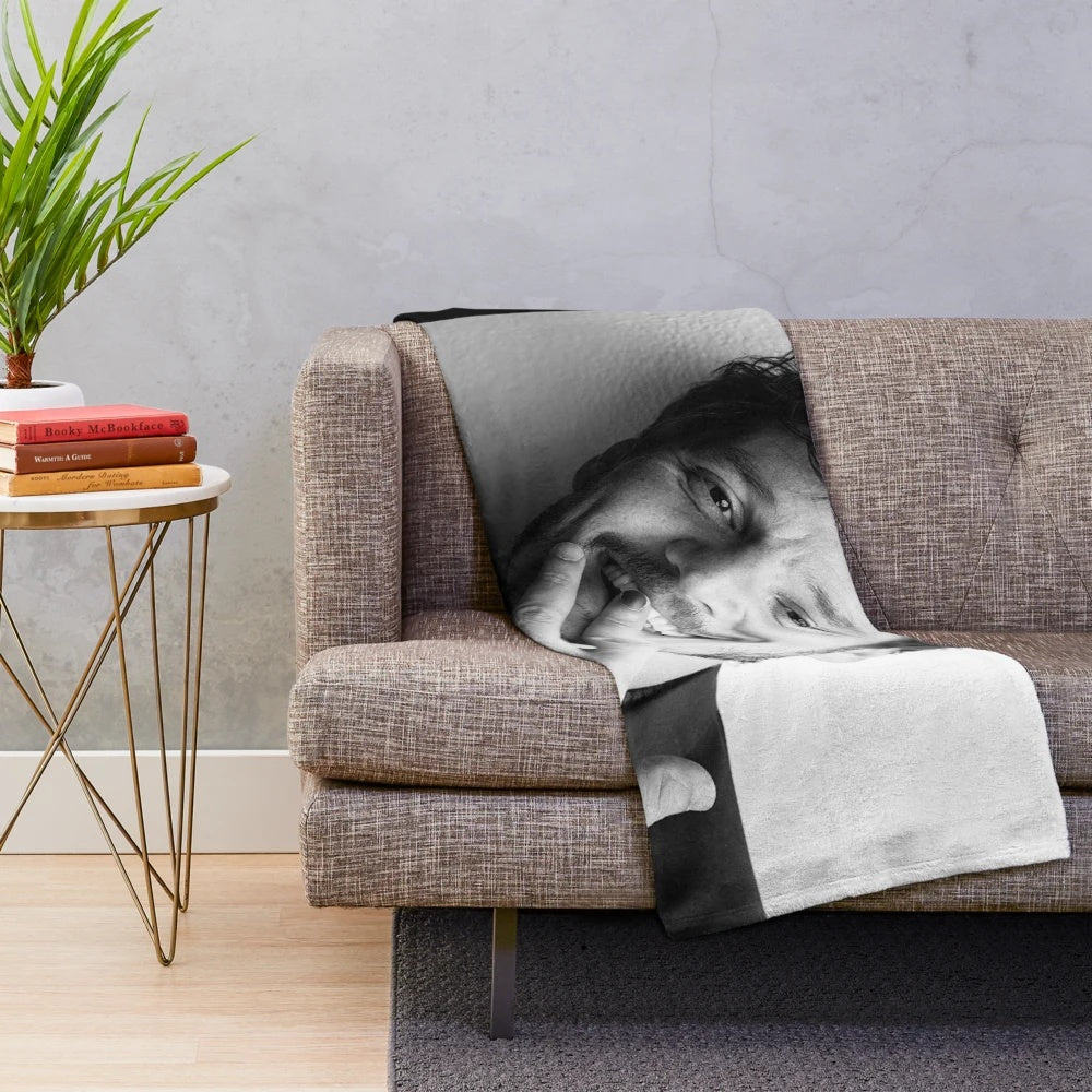 Pedro Pascal Plush Blanket with Focus Keyword