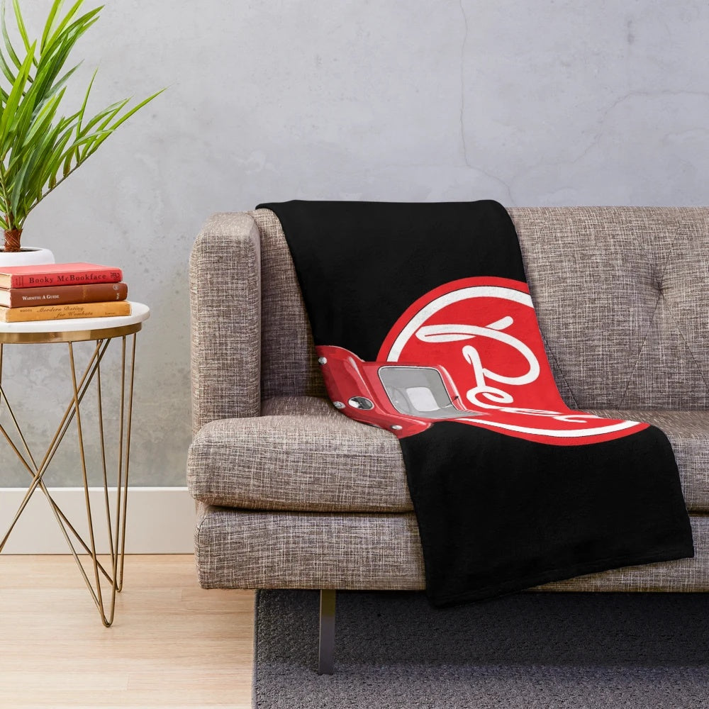 Peel P50 world's smallest car plush blanket