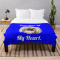 Pekingese dog plush blanket for dog owners and pet lovers