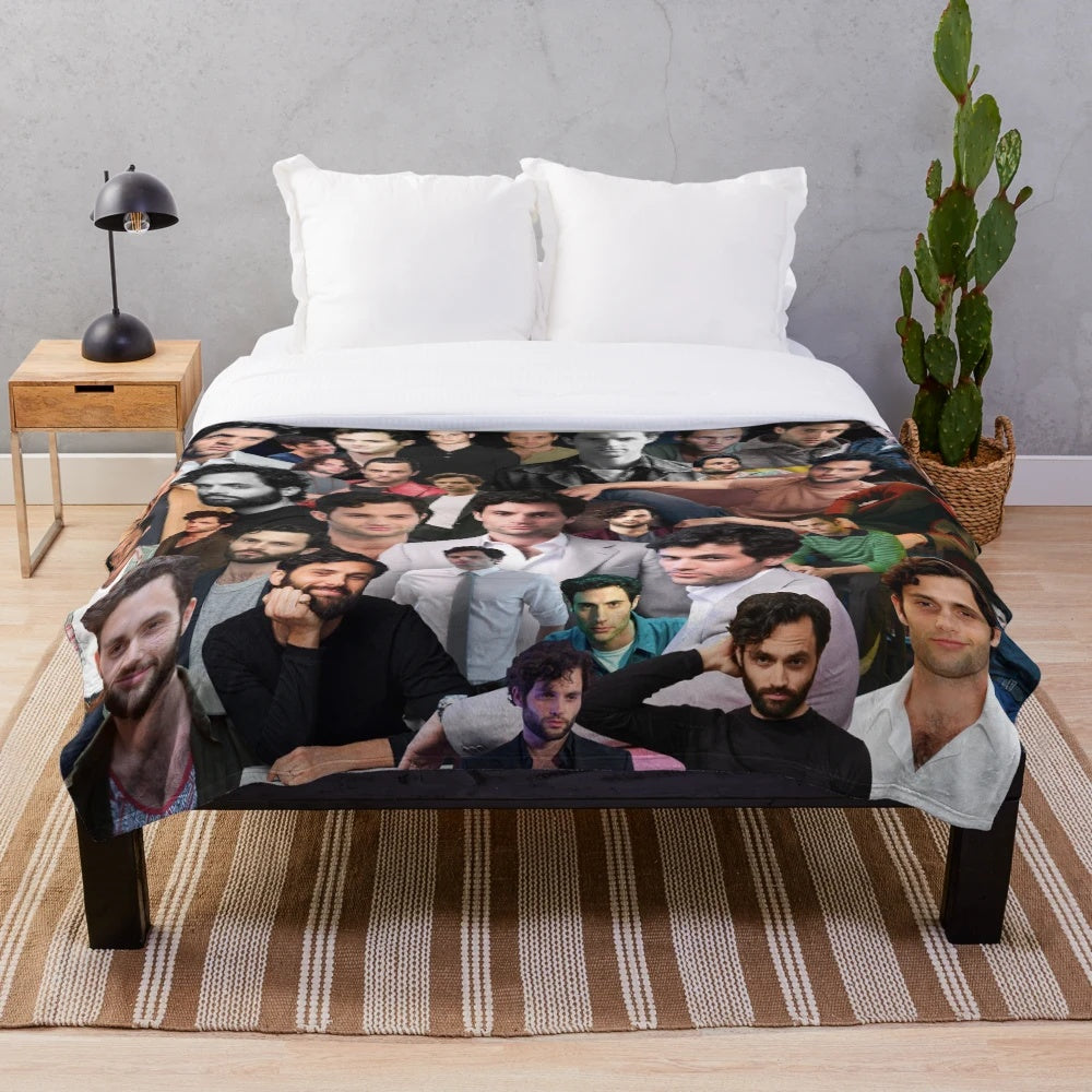 Penn Badgley Inspired Plush Blanket