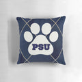 Penn State Nittany Lions navy blue diamond argyle pattern decorative pillow