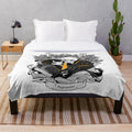 Plush blanket featuring Percy and love-inspired design
