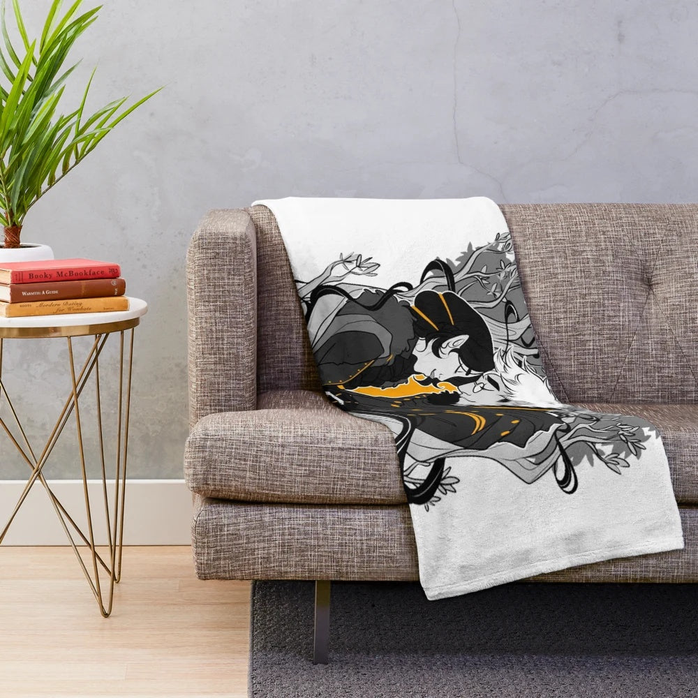 Plush blanket featuring Percy and love-inspired design