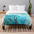 Percy Jackson Inspired Plush Blanket with Demigod and Greek Mythology Designs