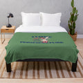 Plush blanket with permaculture design for gardening enthusiasts