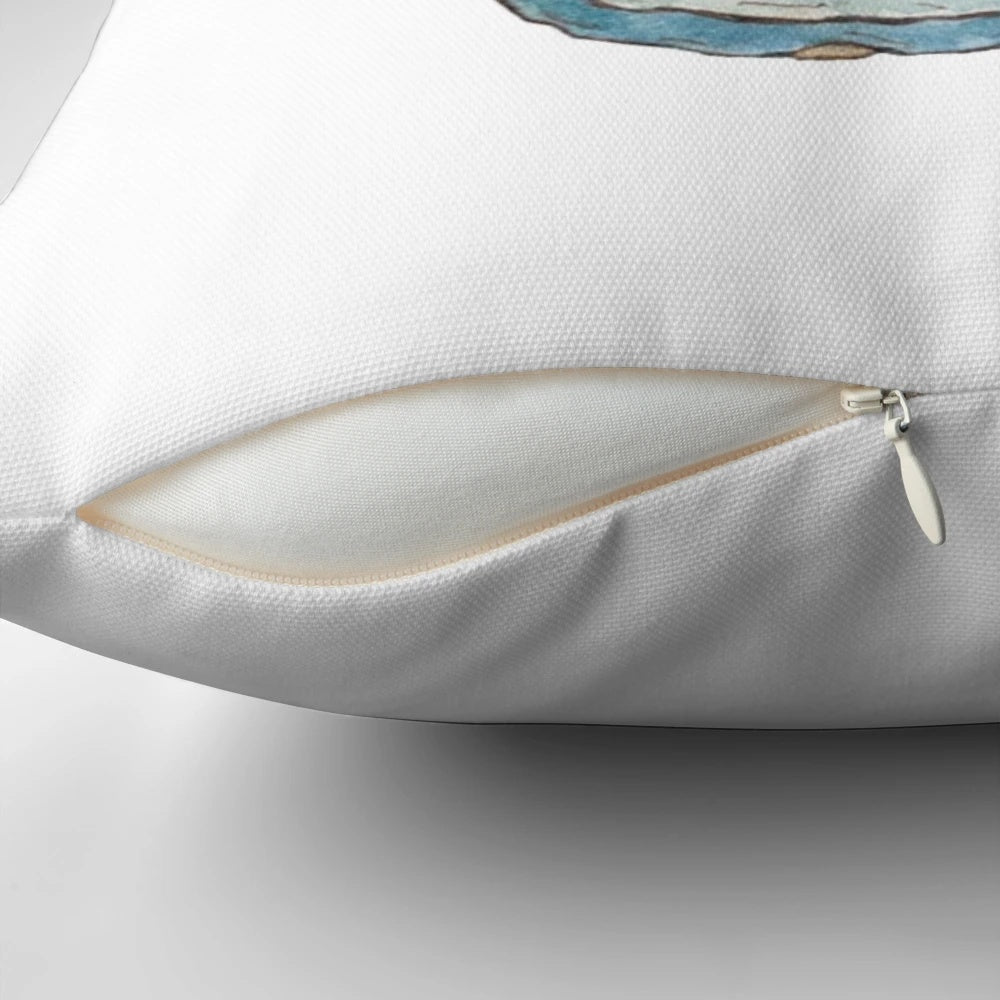A soft, plush pillow featuring the iconic Peter Rabbit character from Beatrix Potter's timeless children's stories.