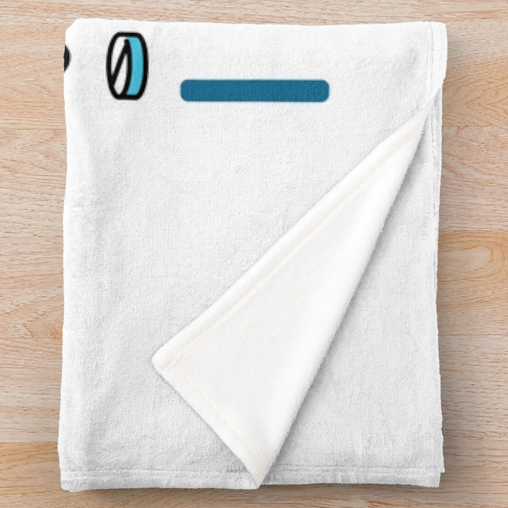 Funny pharmacy-themed plush blanket with "The Funny Pharm is Calling and I Must Go" pun