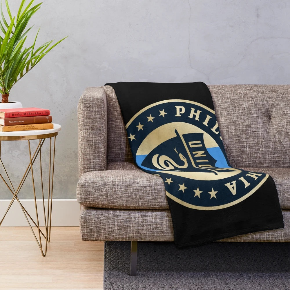 Philadelphia Union Plush Blanket with Philadelphia and Union Logo
