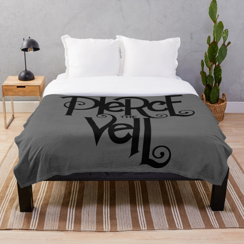 Pierce the Veil inspired plush blanket for music fans
