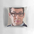 Plush Pillow Featuring Popular British Television Personality Richard Osman