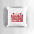 Soft and comfortable pillow featuring the recognizable Archers theme song from BBC Radio 4.