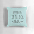 Soft and comfortable duck egg colored pillow, perfect for dogs and their owners.
