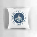 Soft, plush pillow featuring the Lukov Ice and Sport Complex from the book "From Lukov With Love" by Mariana Zapata.