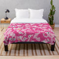Pinkie Pie inspired plush blanket with vector art design