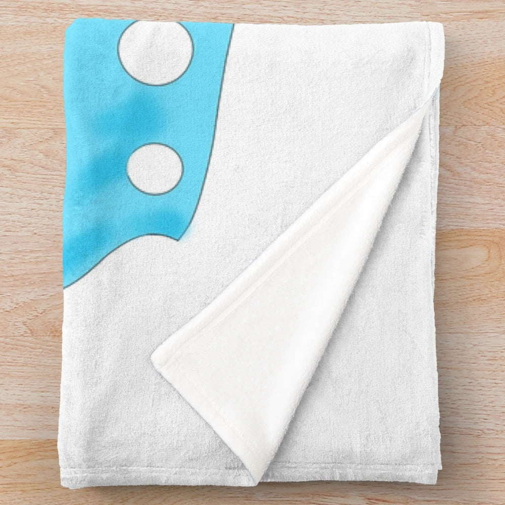 Pinky Malinky-inspired plush blanket with food and anime designs