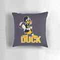 Soft, plush Pittsburgh football Mapletron Christmas holiday pillow for NFL fans