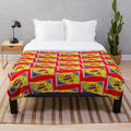 Pizza rolls plush blanket for cozy snack-themed home decor