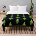 Plumbob Plush Blanket for Sims Fans