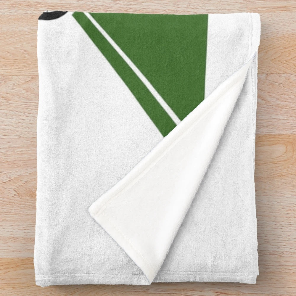 Plush blanket featuring a retro pilot design for aviation enthusiasts