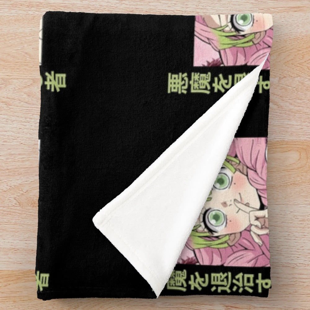 Mitsuri 6 custom plush anime blanket