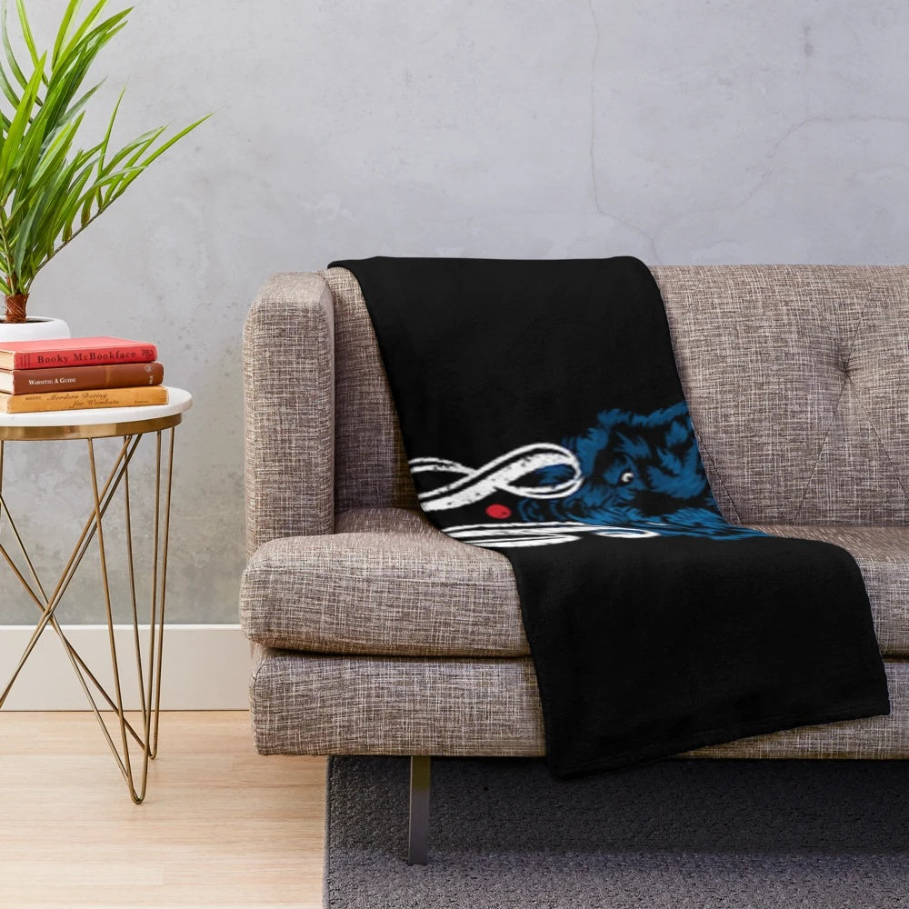Soft and warm plush blanket with beer 8.6 design