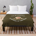 Cozy plush blanket featuring Captain Mainwaring from the classic British comedy series "Dad's Army