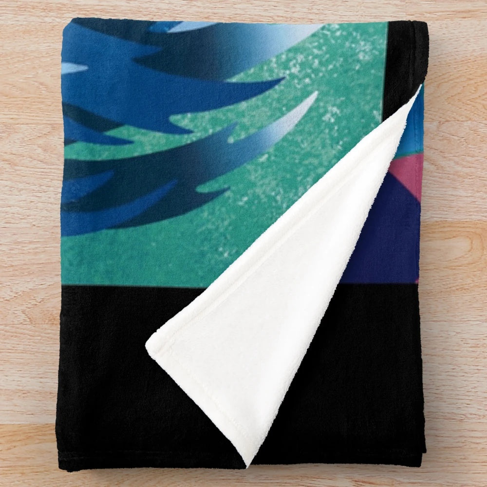 Soft, plush blanket inspired by MGMT's album "Congratulations