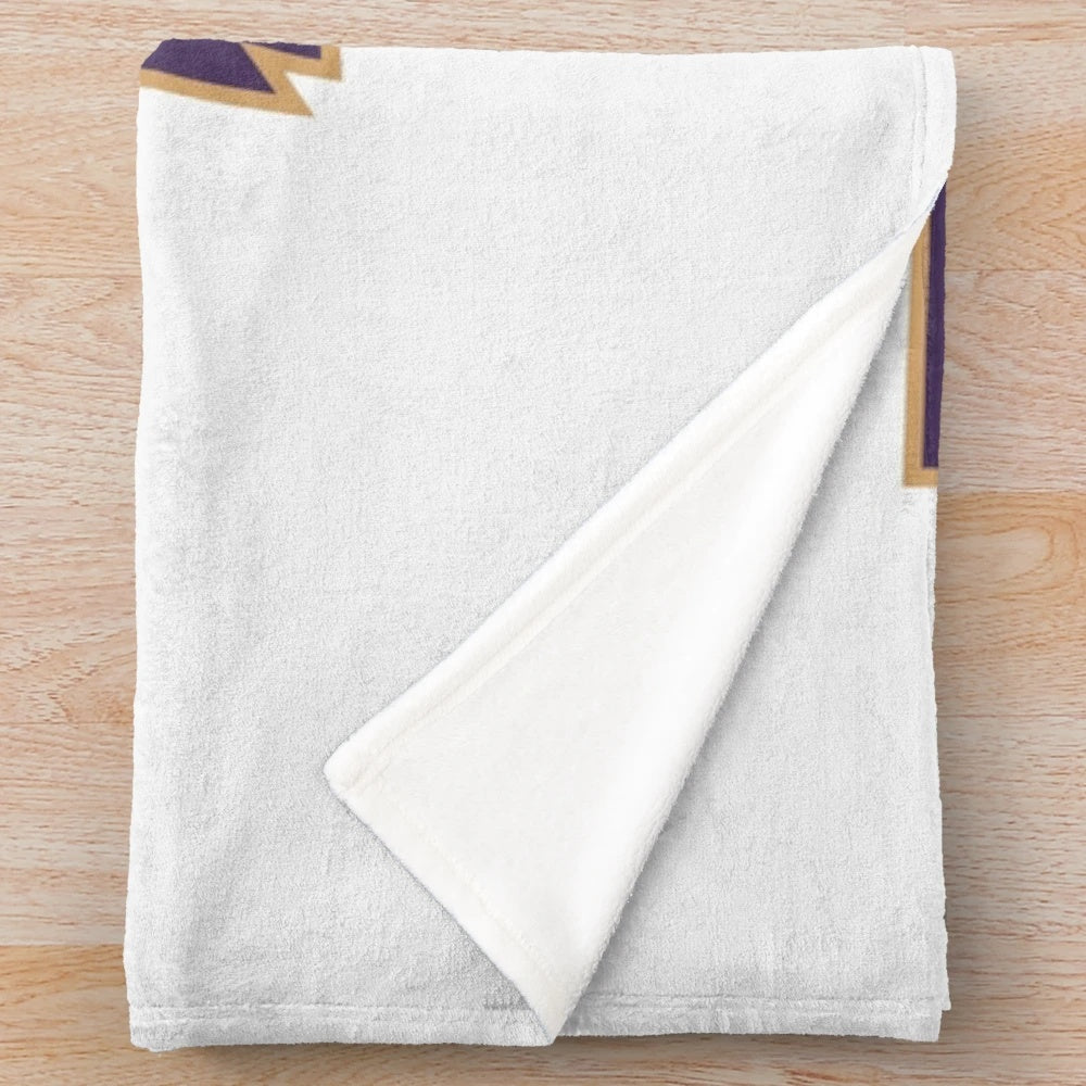 Nazareth College golden flyers college plush blanket