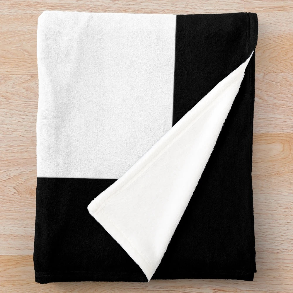 White Earth Nation Plush Blanket featuring tribal flags and indigenous designs