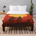 Cowboys of the Wild West - Journey Plush Blanket