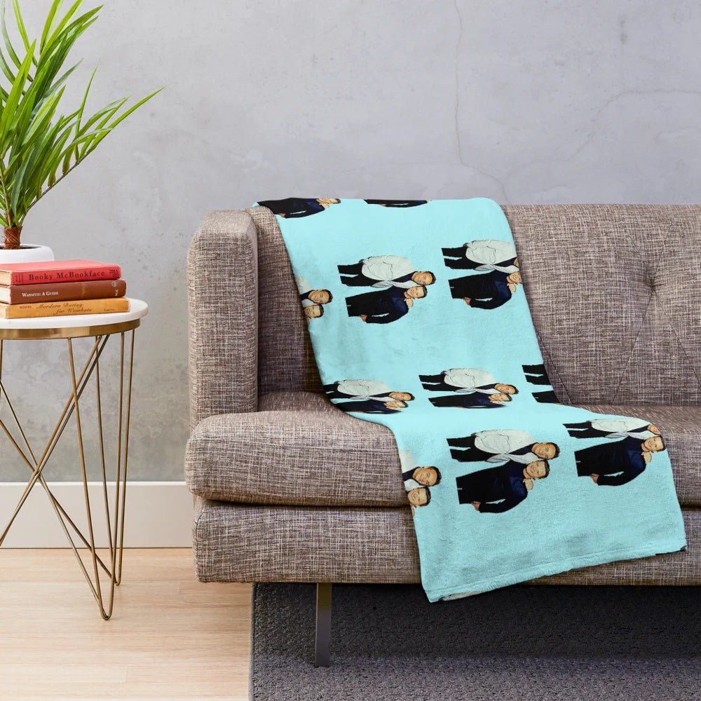 Soft and snuggly plush blanket with the image of Ant and Dec, the popular English TV presenters