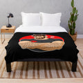 Plush blanket with bobobear and gay bear art design