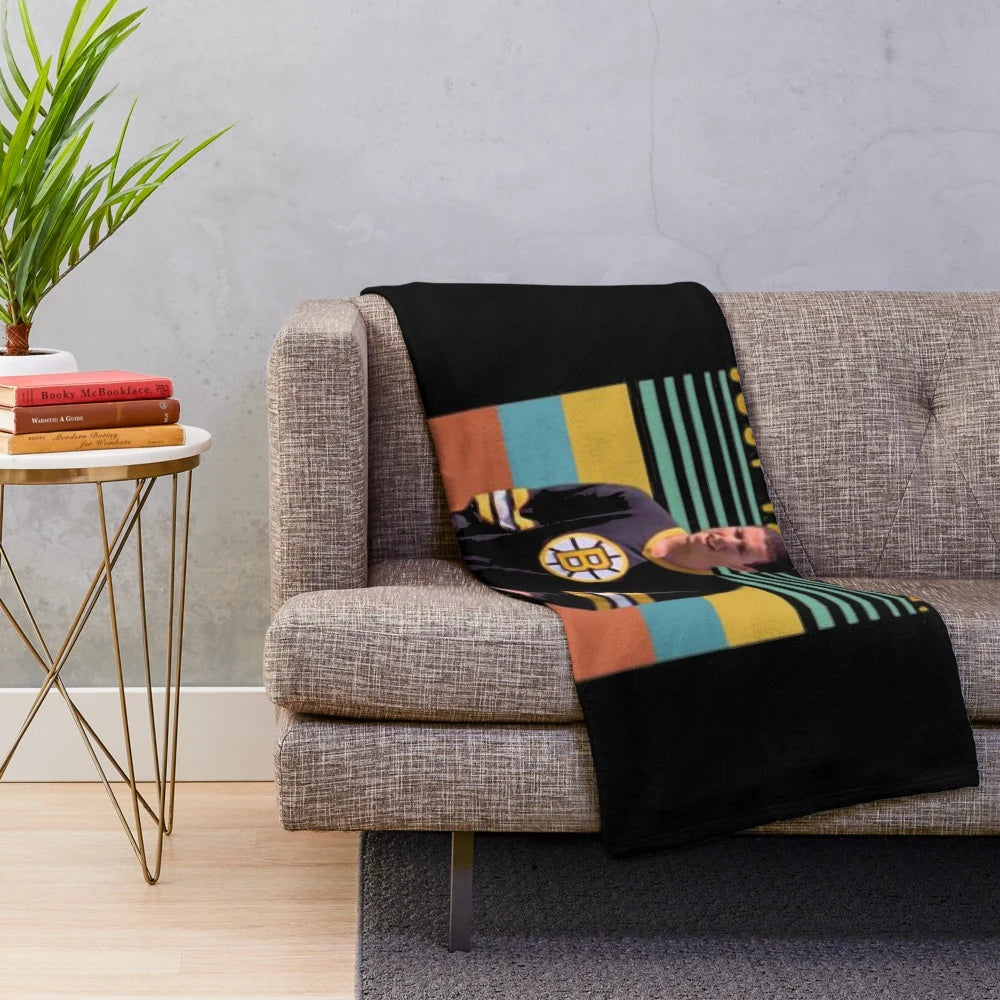 Plush blanket with Adam Sandler quote "just tap it in, give it a little tappy