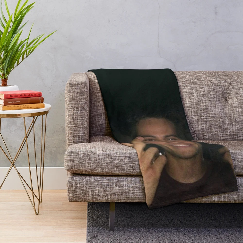 Dylan O'Brien Middle Finger Plush Blanket