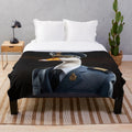 Plush blanket with beautiful bird and animal designs
