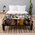 Plush blanket featuring Hero Fiennes Tiffin's character Hardin from the After movie series