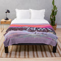 Sugarloaf Mountain landscape plush blanket