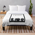 Plush blanket featuring The 1975 British indie pop band