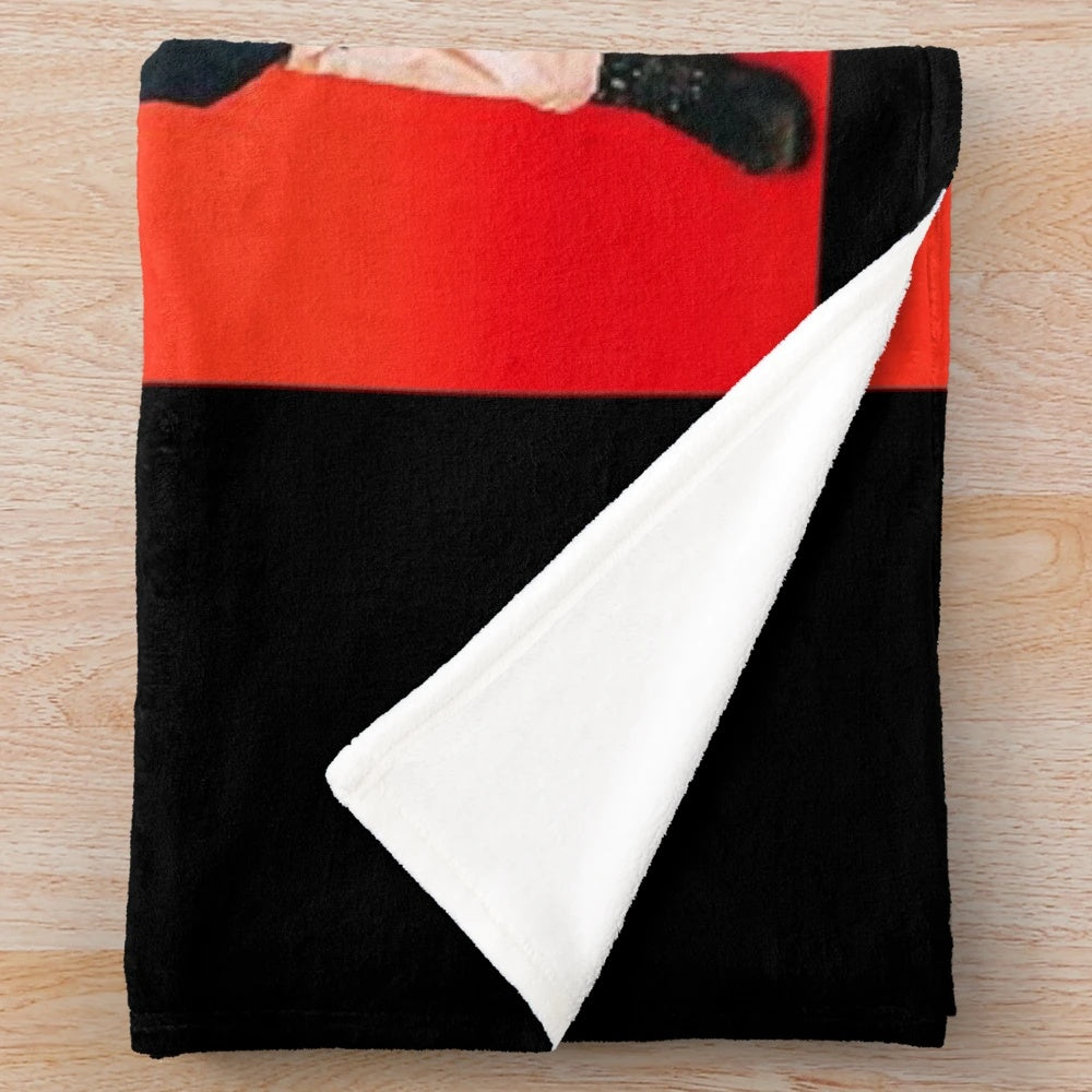 Plush holiday blanket featuring the indie band The Garden