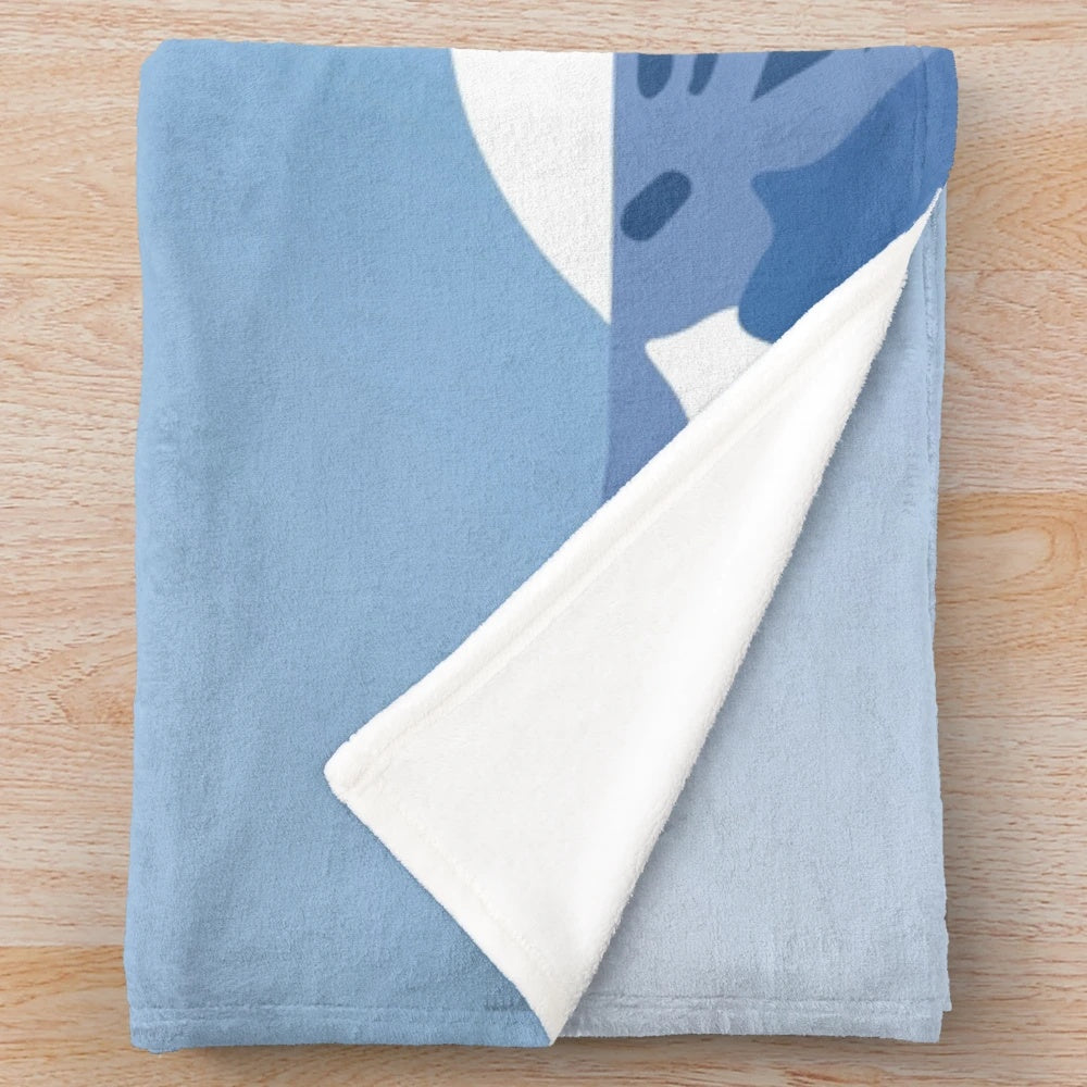 Plush blanket depicting the Matterhorn mountain in Zermatt, Switzerland, a popular ski resort destination