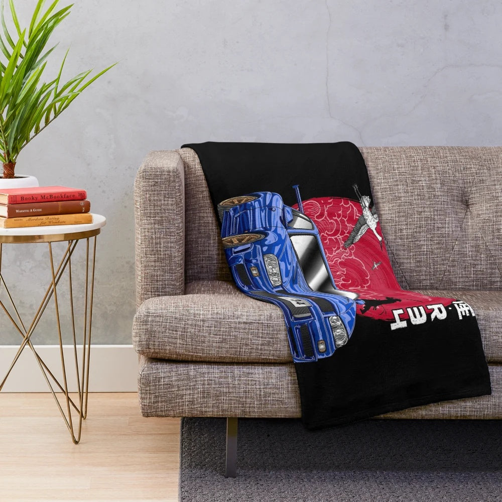 Nissan Skyline GT-R R34 plush blanket