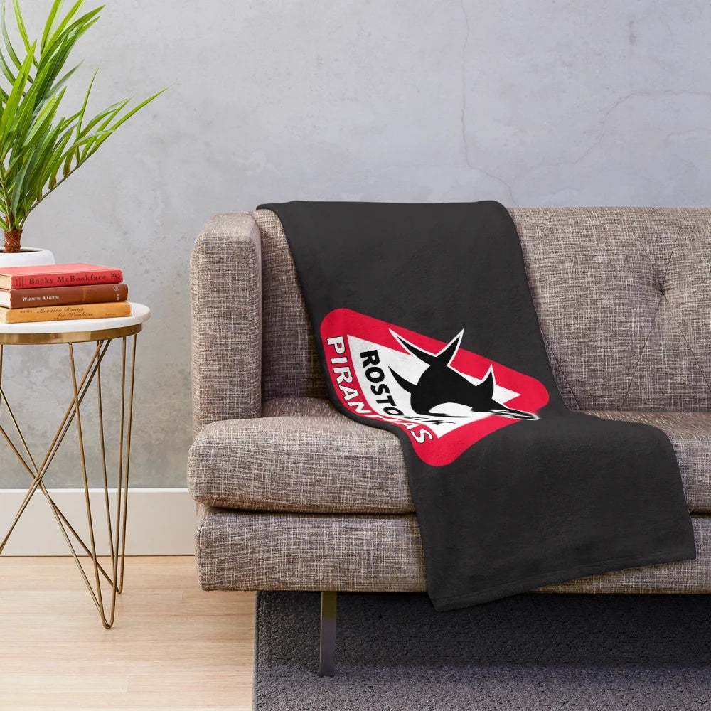 Rostock Piranhas Ice Hockey Team Plush Blanket