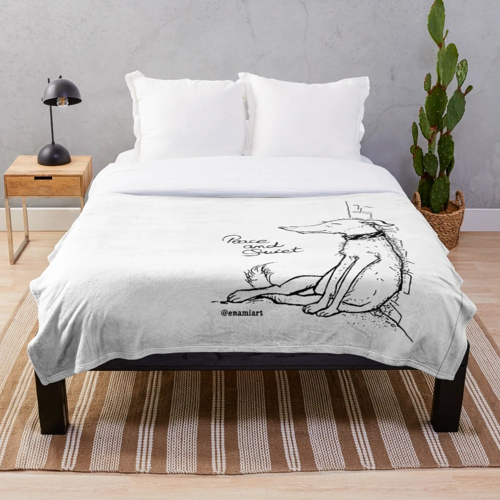 Soft and Comfortable Plush Blanket for a Peaceful Home